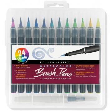 Zestaw pisaków pędzelkowych Brush Pens 24kol Studio Series Peter Pauper