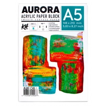 Blok do akryli A5 290 g 20k Aurora