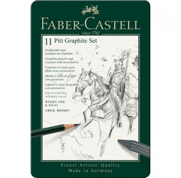 Zestaw rysunkowy Pitt Graphite Set 11 el. Faber-Castell