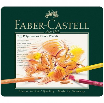 Kredki artystyczne Polychromos Faber-Castell zestaw 24 kol.
