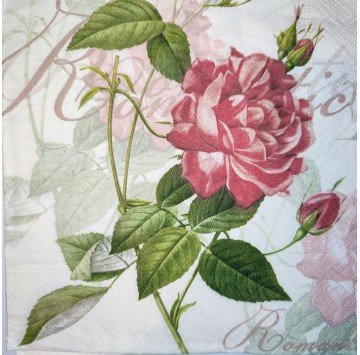 Serwetka Decoupage Róża