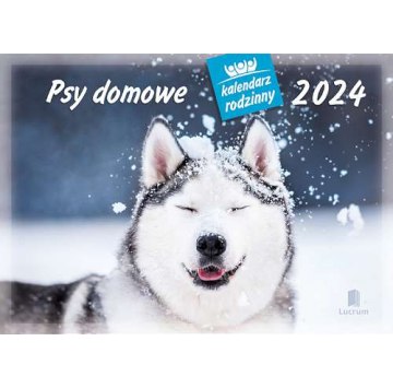 Kalendarz rodzinny Psy domowe 2024 Lucrum