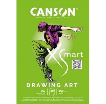Blok Drawing Art Canson 40 kartek A4 150 g XSmart